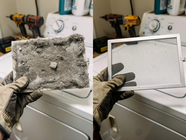 Professional lint trap cleaning by Lake Wylie Dryer Vent Cleaning in Lake Wylie