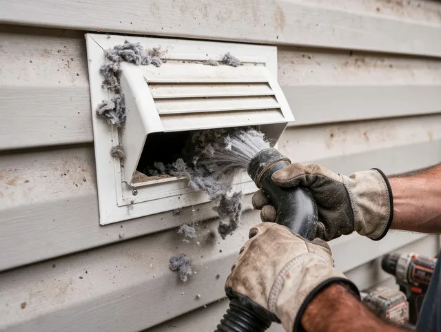 Professional dryer vent cleaning by Lake Wylie Dryer Vent Cleaning in Lake Wylie