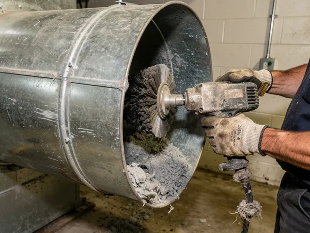 Industrial-grade dryer vent cleaning by Lake Wylie Dryer Vent Cleaning in Lake Wylie