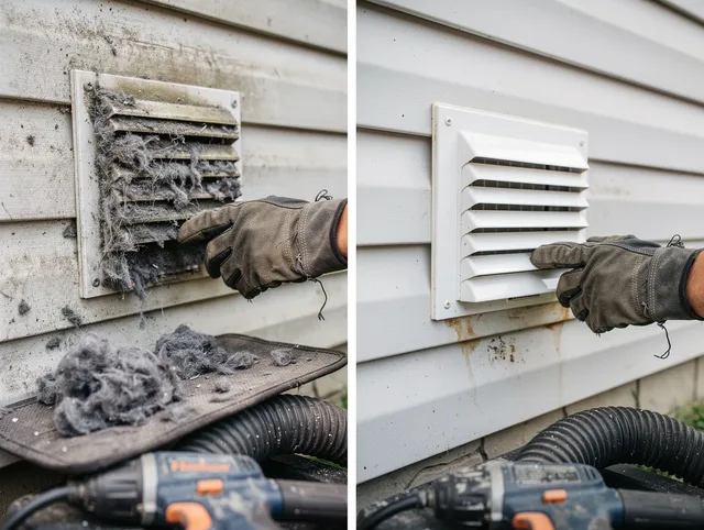 Residential dryer vent cleaning by Lake Wylie Dryer Vent Cleaning in Lake Wylie